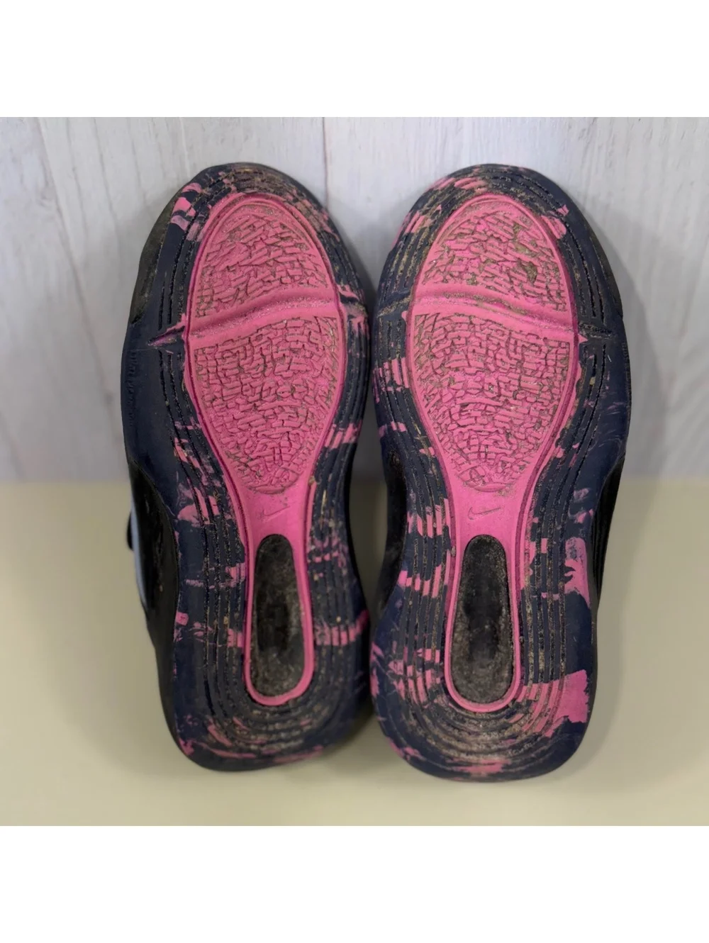 Nike Team Hustle D 10 SE Toddler Basketball Shoes Black/Pink Size 10.5C